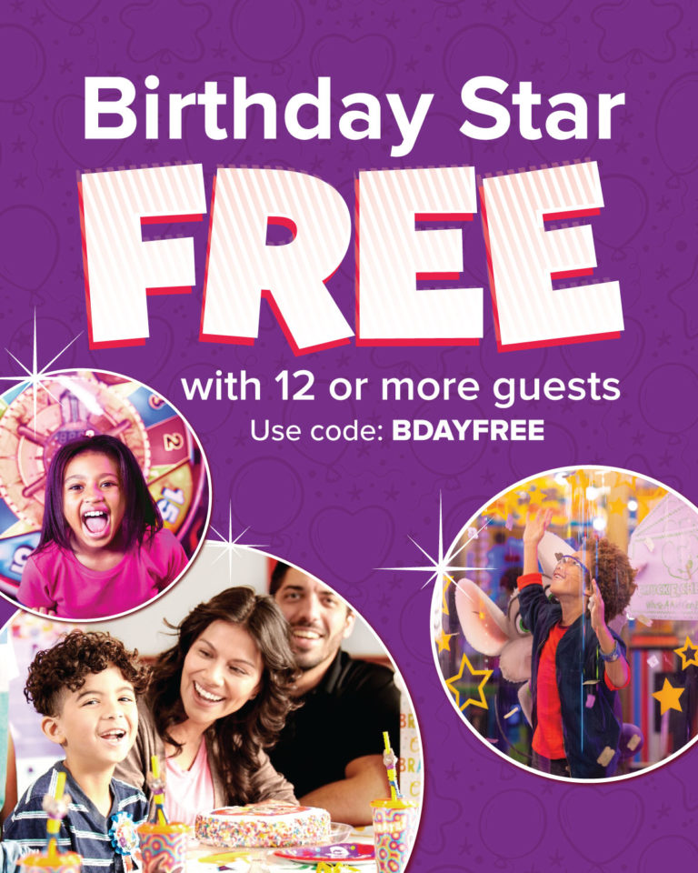 Kids' Birthday Parties | Chuck E. Cheese