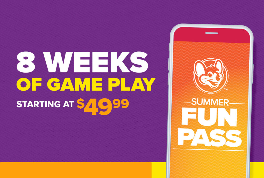 Buy Play Pass Touchless Arcade Experience Chuck E. Cheese