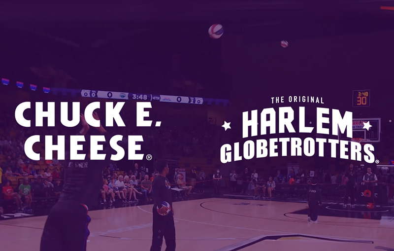 Harlem Globetrotters & chuck E cheese