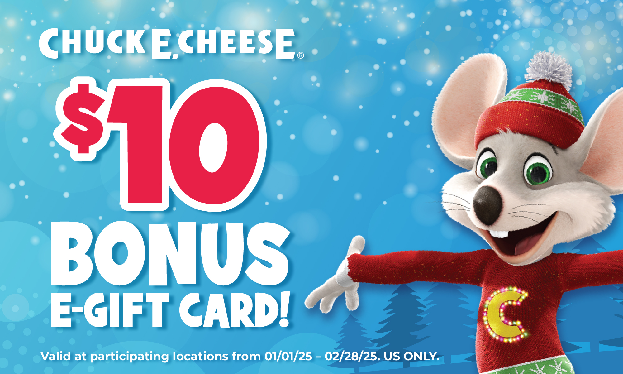 $10 bonus egift cards